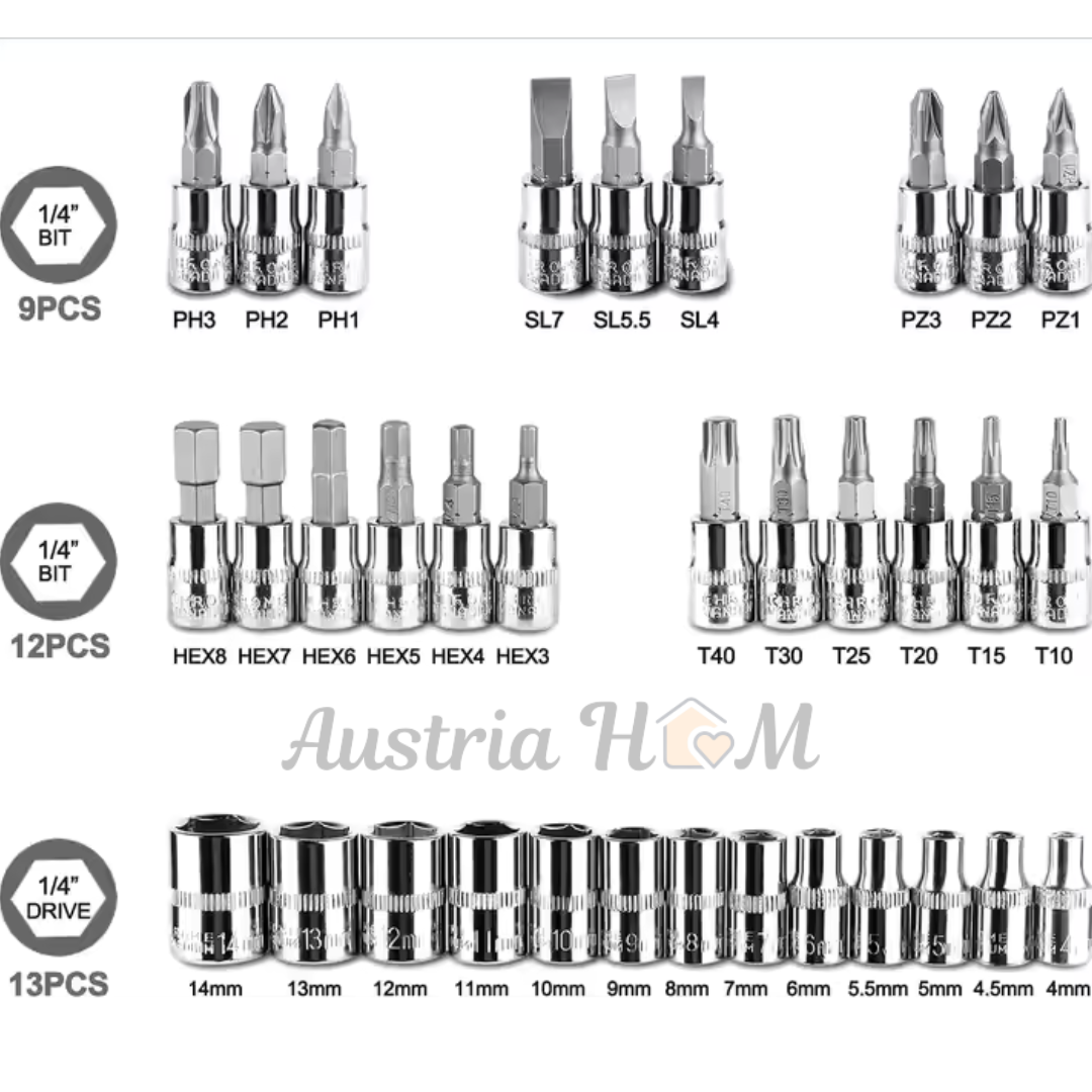 Juego de herramientas kit Pro 46